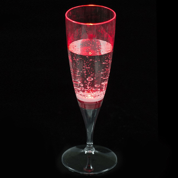 Liquid Sensor LED Champagne Glass