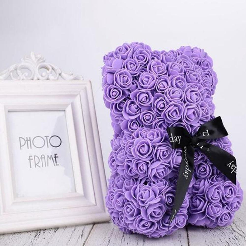 Romantic Valentine's Rose Bear
