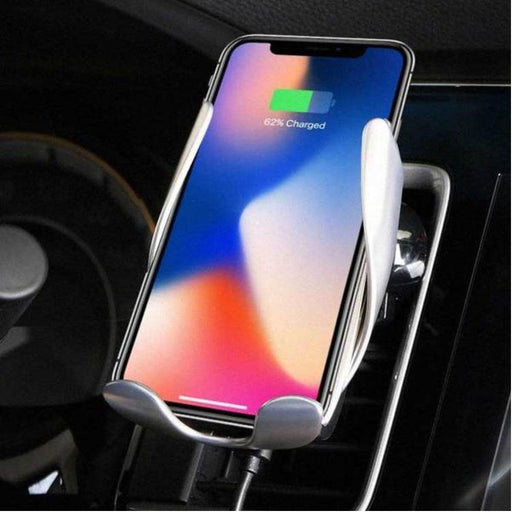 Automatic Clamping Wireless Car Charger Mount 360 Degree Rotation