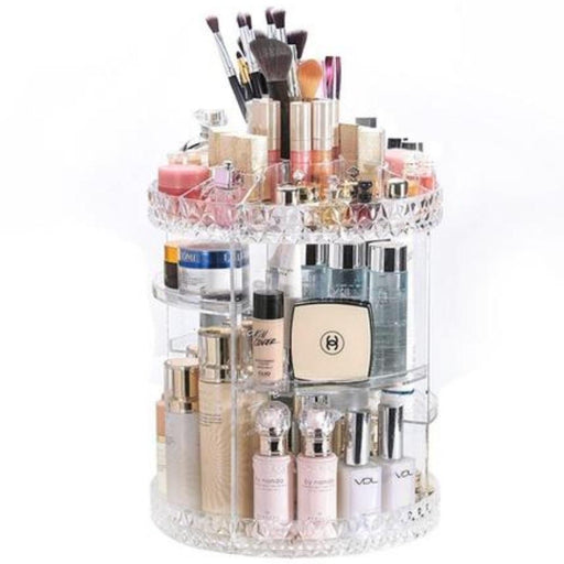 360° Rotation Makeup Organizer