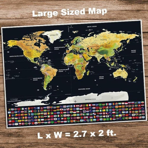 Travel Scratch Off Map