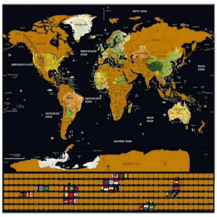 Travel Scratch Off Map