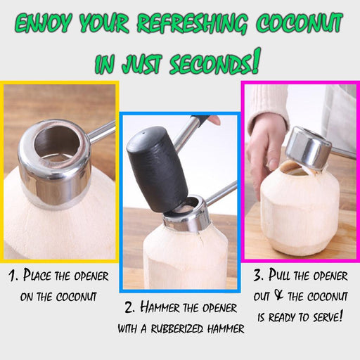Easy Coconut Opener