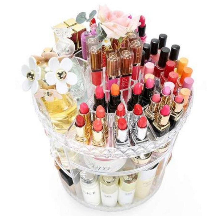 360° Rotation Makeup Organizer