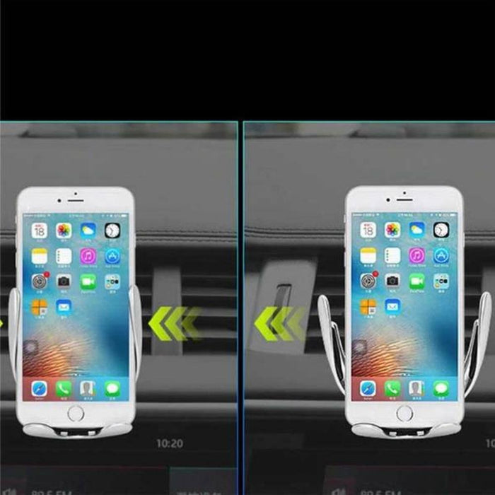 Automatic Clamping Wireless Car Charger Mount 360 Degree Rotation