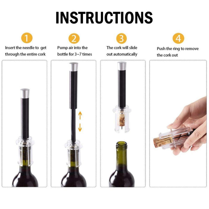 Air Pressure Wine Opener