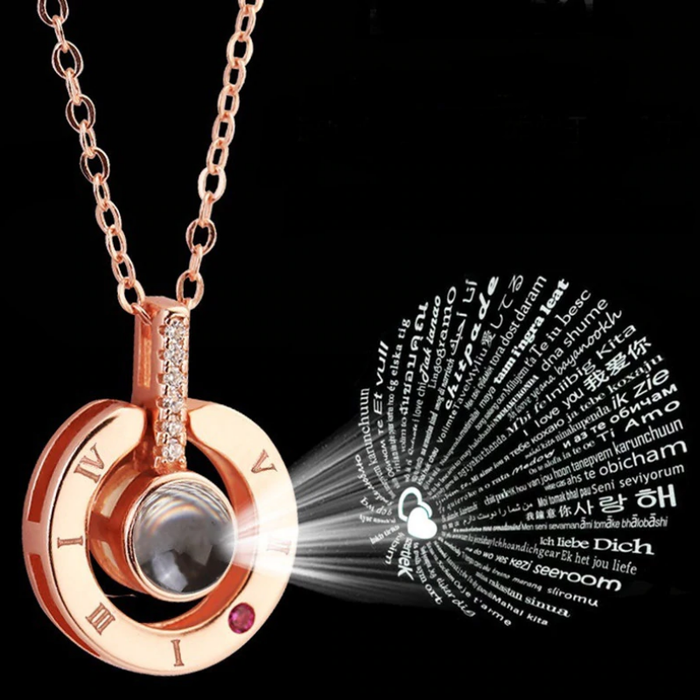 Valentine's Projection Necklace
