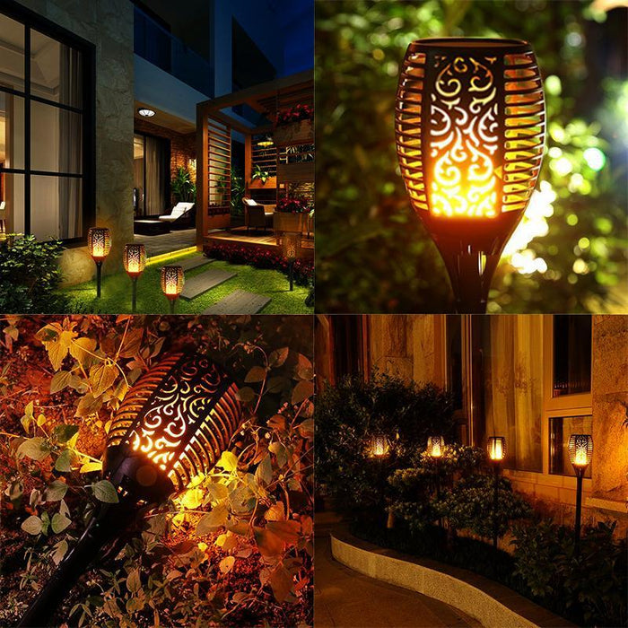 Flickering Flames Solar Torch