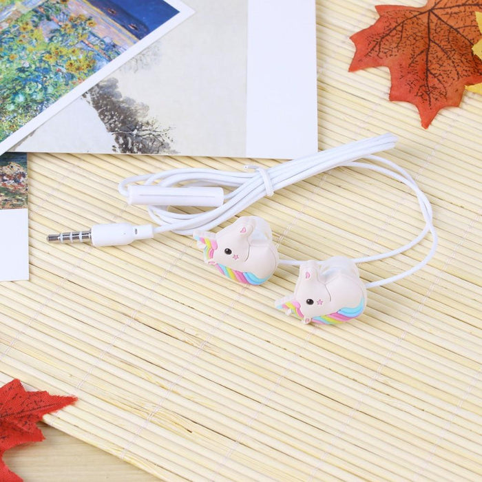 Unicorns Cartoon Earphones