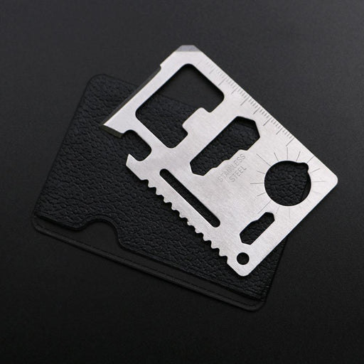 11 in 1 Stainless Steel Multitool Card