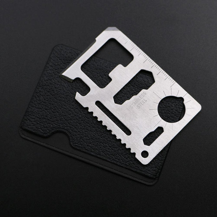 11 in 1 Stainless Steel Multitool Card