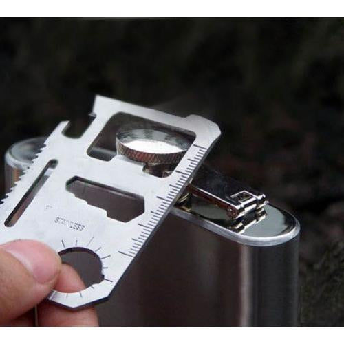 11 in 1 Stainless Steel Multitool Card