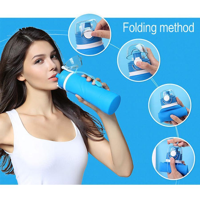 750ML Outdoor foldable bottle
